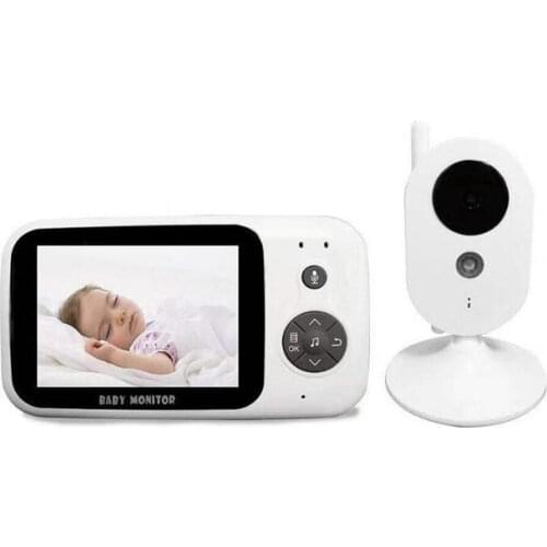 3.2Inch Wireless Baby Monitor High Resolution Baby Nanny Security Camera Night Vision Temperature Monitoring BabySitter