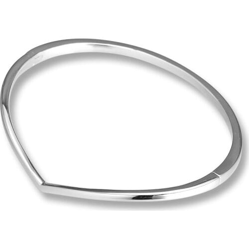 Genuine 925 Sterling Silver Shining Wish Bangles for Women Men DIY Making trinket Jewelry Fashion Bracelets Bangles Wholesale