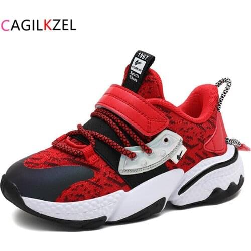 CAGILKZEL Autumn Childrens Sneakers High Quality Sports Shoes For Boys Sneakers Brethable Trainers Kids Shoes Chaussure Enfant