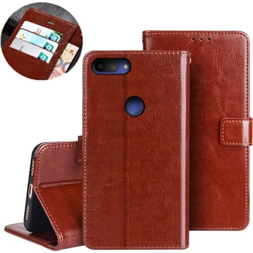 For Alcatel 1C 1X 1S 2019 Business Book phone case for alcatel 3 3L 2019 Luxury PU Leather Magnetic Wallet Flip Stand Cover Case