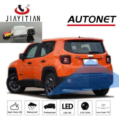 JIAYITIAN Rear View Camera For Jeep Renegade 2015 2016 2017 2018 2019 2020 CCD HD Night Vision Parking Reverse Backup camera