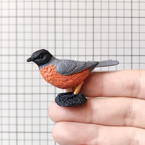 Pvc figure pvc toy birds 5pcs/set