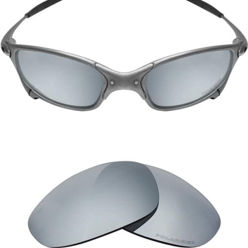 Mryok+ POLARIZED Resist SeaWater Replacement Lenses for Oakley Juliet X-Metal Sunglasses Silver Titanium