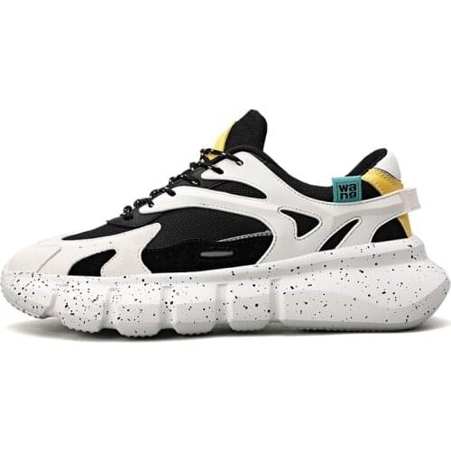 Men Shoes Fashion Mesh Breathable Chunky Sneakers 2020 Spring Autumn Light Hard-wearing Adult Man Casual Zapatos De Hombre