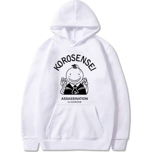 Assassination Classroom Korosensei Anime Men/Women 2021 Spring Casual Pullover Plus Size Hoodies Sweatshirts Fashion Streetwears