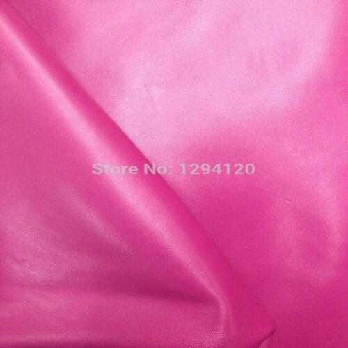 Genuine Finished Pink Sheep Leather Skin ,Pink for DIY/Purse /Shoes/Furniture,Free Shipping