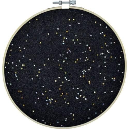 2021 New Enamel Pin Display Wall Hanging Glitter Pin Display Pin Holder Canvas Embroidery Hoop