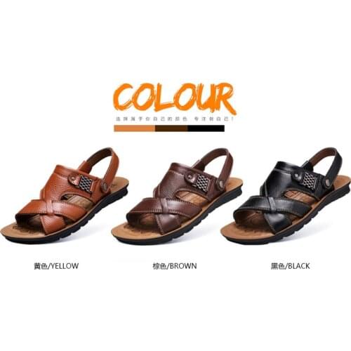 Мужские кожаные сандали Oeny China At AliExpress