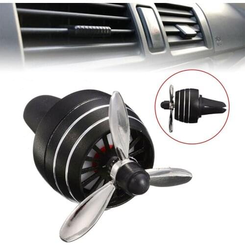 1pcs Car Air Freshener Mini Fan Cute LED Light Air Vent Clip Outlet Aromatherapy Car-styling Car Accessories
