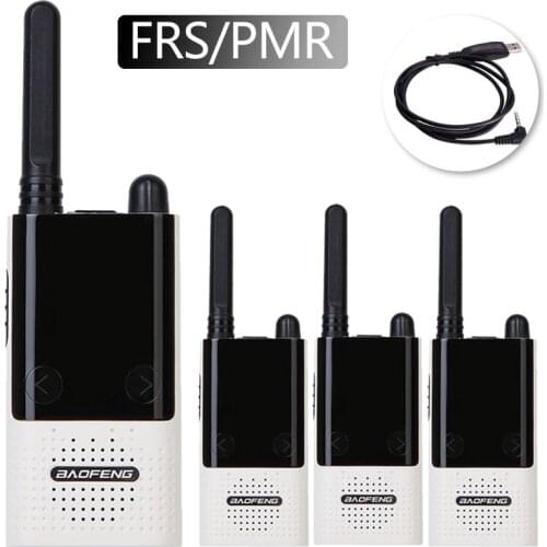 4PCS Baofeng BF-T9 PMR/FRS Walkie Talkie CB Ham Portable Two Way Radios BF T9 Hunting Ham Radios USB Cable Walkie Talkie