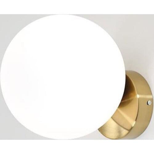 Glass Ball Wall Lights Sconce for Living Room Mirror Lights Bathroom Fixtures Decor Nordic Outdoor Lighting Modern Ceiling Lamps