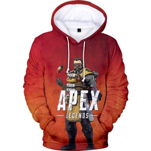 3D Hoodie Print Apex Legends Sweatshirt Men Women Hoodies Fashion Streetwear Harajuku Pullover Apex Legends 3D Hoodies Mens Tops