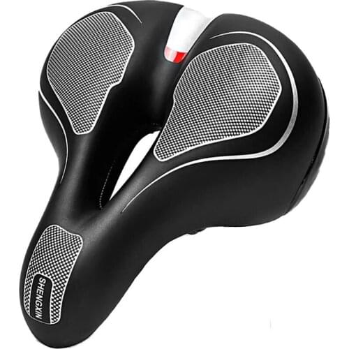 Mtb Cycling Cushion Comfortable Breathable Hollow Shock Absorption Gel Seat Bicycle Accessories Bicycle Seat