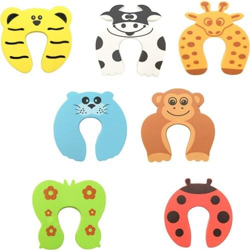 Protection Baby Safety Cute Animal Security Card Door Child Kids Protection From Children Home Furniture Seguridad Bebe