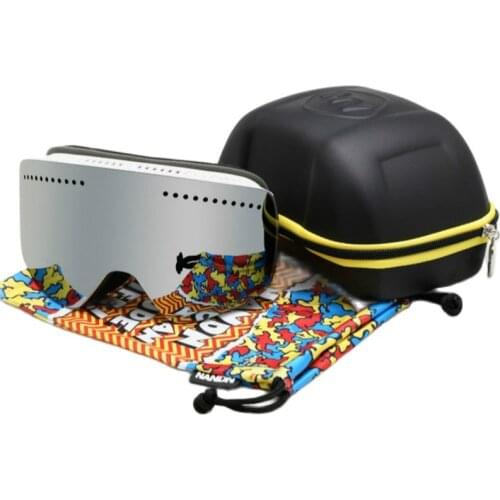 1 Set New Ski Goggles Double UV 400 Anti-fog Big Ski Mask Glasses Men Women Skiing Snow Snowboard Goggles Multifunction Eyewear