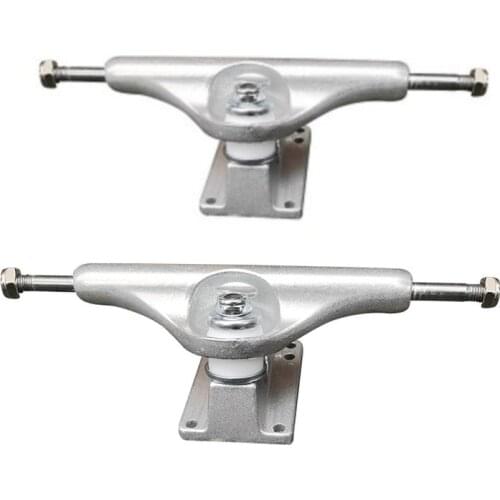 6.25inch Skateboard Trucks Longboard Bridge Professional Skateboard Inde Trucks Black Silver Double Skateboard Bracket Dropship