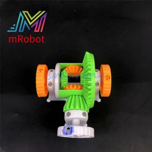 Car Differential Simple Simulation Model with Battery Box 3D Technology Printing Creative DIY Toy Steam Educaiton Kits