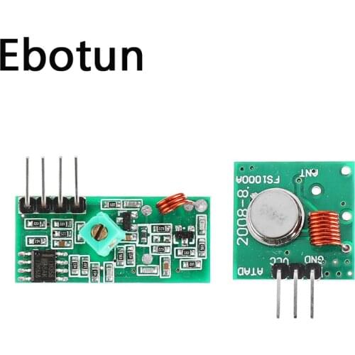 For Smart Electronics 433Mhz RF transmitter and receiver Module link kit For arduino/ARM/MCU WL diy 315MHZ/433MHZ wireless