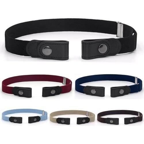 Buckle-free Belt For Jean Pants,dresses,no Buckle Stretch Elastic Waist Belt For Women/men,no Bulge,no Hassle Waist Belt