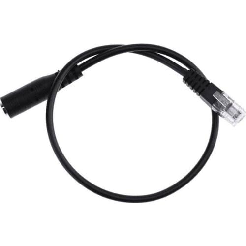 2021 HOT Practical Headset Buddy 3.5mm Smartphone Headset to RJ9 Phone Adapter Cable Useful Cable High Performance