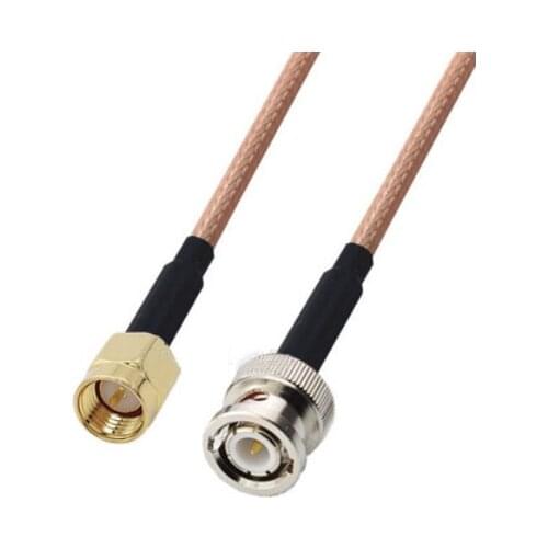 SMA Male to BNC Male Connector Pigtail Jumper RG316 Cable 50 ohm