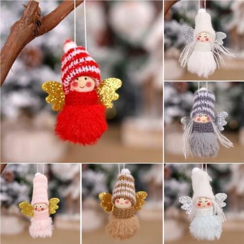 Angel Doll Christmas Ornaments Merry Christmas Decoration For Home 2021 Navidad Noel Xmas Tree Decor Cristmas Gift New Year 2022