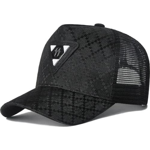 Summer casual quick-drying breathable baseball cap unisex embroidery golf hat fashion cotton dad hats outdoor sports trucker cap