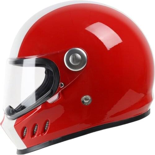 Motorcycle Helmet Vintage Women Moto Retro Helmet Personality Motorbike Full Face Motor Helmet Motocross Riding Capacete Casque