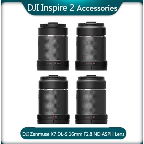 DJI Zenmuse X7 DL/DL-S Lens Set 16mm 24mm 35mm 50mm With the DJI DL mount diameter: 58mm For Inspire 2 Series in Stock