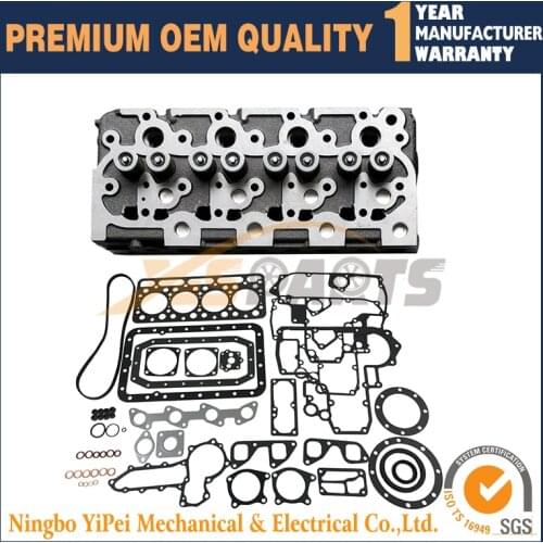 New Aftermarket For BOBCAT 1600 for KUBOTA V1702 "Complete" Cyl Head & Full Gasket Set