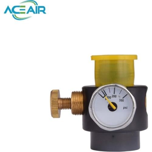 PCP Paintball Tank Adjustable Regulator Output Pressure 0-300psi G1/2-14 Thread