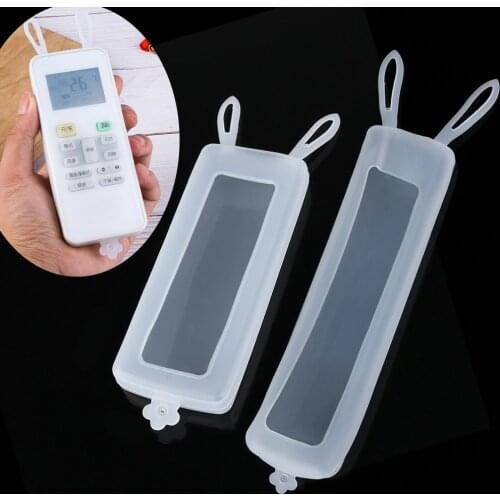 Remote Control Cover Silicone Transparent rabbit ear TV Remote Control Case Air Conditioning Dust Protect Storage Bag Luminous