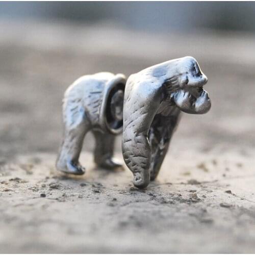 IVYYE Gorilla 3D Fashion Anime Cartoon Earring Cute Animal Stud Earrings For Women Girls Kids Jewelry XMAS New Gift