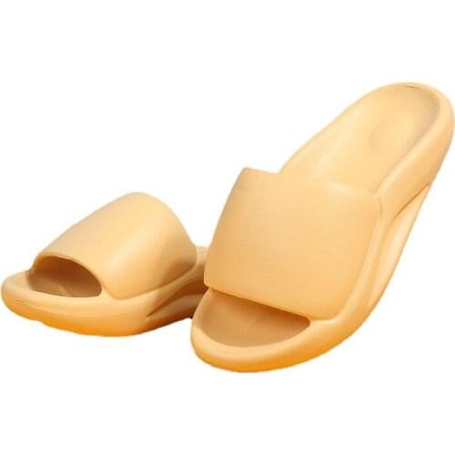 Male Summer Stream Shell Slippers Indoor Thick-Soled Waterproof Quick-Drying Non-Slip Home Mute House Couple Flip-Flops Female
