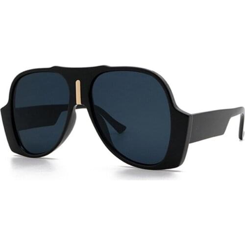 Gradient Shades For Women Oversized Pilot Sunglasses Men Luxury Brand Vintage Unique Sunglasses Female UV400 Glasses Eyewear