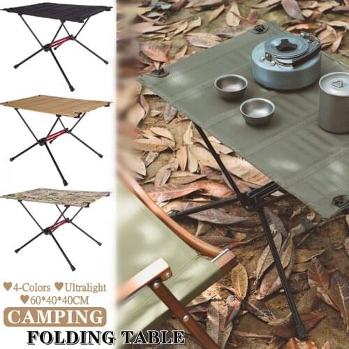 Outdoor Camping Folding Table Chair Portable Aluminium Alloy Outdoor Foldable Table Garden BBQ Picnic Table Folding Table Desk