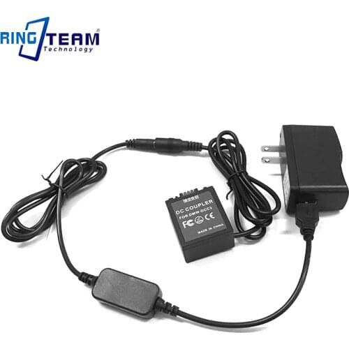 Mobile power bank DMW-AC8 USB cable DMW-DCC3 Coupler DMW-BLB13 dummy battery+5V3A charger for Panasonic G1 GH1 GF1 G2 G10 camera