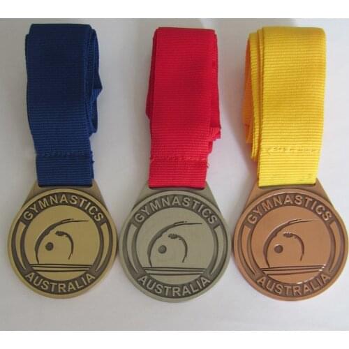 High quality gymnastics medal hot sale die casting electroplating medal k 200168