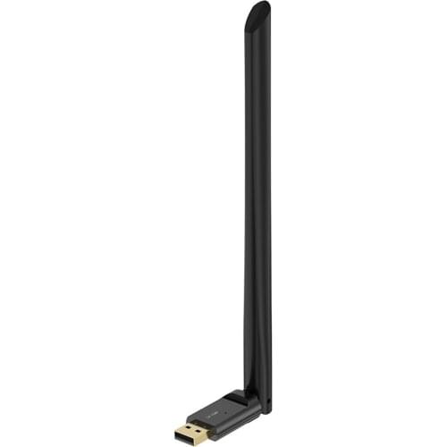 WiFi Adapter Receiver Dual Band WiFi Dongle with Antenna USB 2.0 Wireless Network Adapter #RB