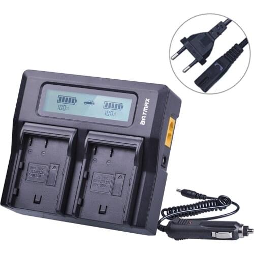 Batmax EN-EL3E EN-EL3A ENEL3E EN EL3A Rapid LCD Dual Charger for Nikon D50 D70 D80 D90 D100 D200 D300 D700 z1