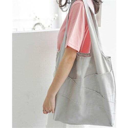 Ladies Handbag Women Casual Canvas Shoulder Bag Satchel Tote Shopping Handbag Student