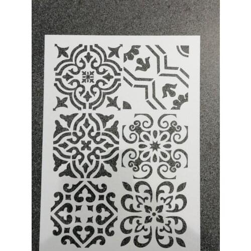 1pc Size A4 A3 A2 DIY Layering Mandala Stencils Wall Painting Scrapbook Coloring Embossing Album Decorative Template