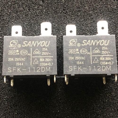 5pcs/lot 100% new and original SFK-112DM 12V Relay 4PIN 20A-80A