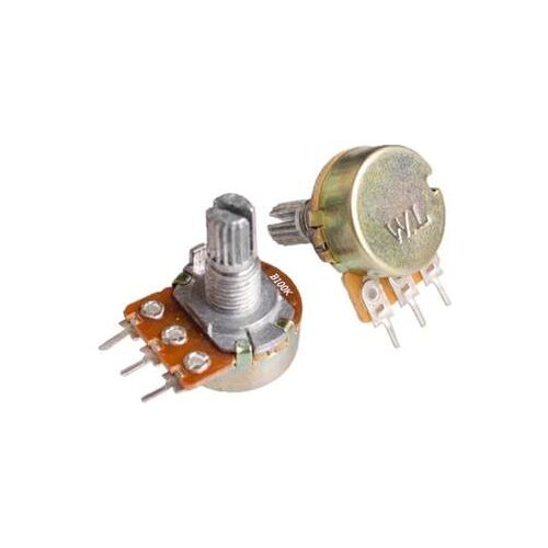 5pcs WH148 B20K B50K B100K B250K 3pin 15mm 20K 50K 100K 250K