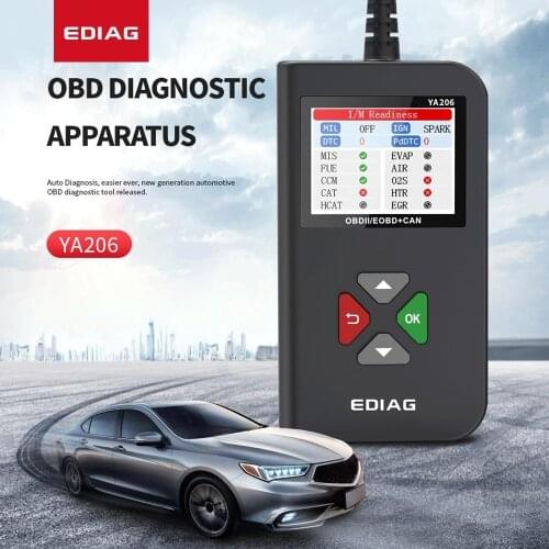 Car Diagnostic Tool Engine Error Check Code Reader YA206 Free Update OBD2 Scanner Full OBDII Multi-language Automotive Scanner