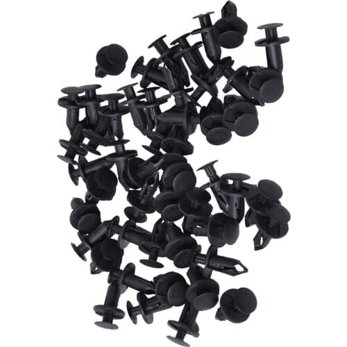 Car Retainer Clip Auto Push Pin Rivet Clips Trim Panel Body Plastic Fastener Clips Kit 50PCS