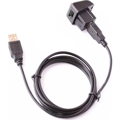 Car Glove Box USB Switch Armrest Box USB Panel Female to Male USB Port for Peugeot for Citroen