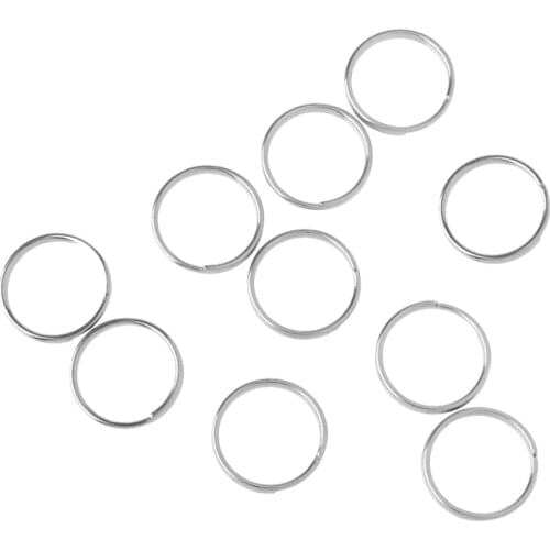 10pcs Stainless Steel Scuba Diving O Ring Water Sports Boat Keychain Keyring