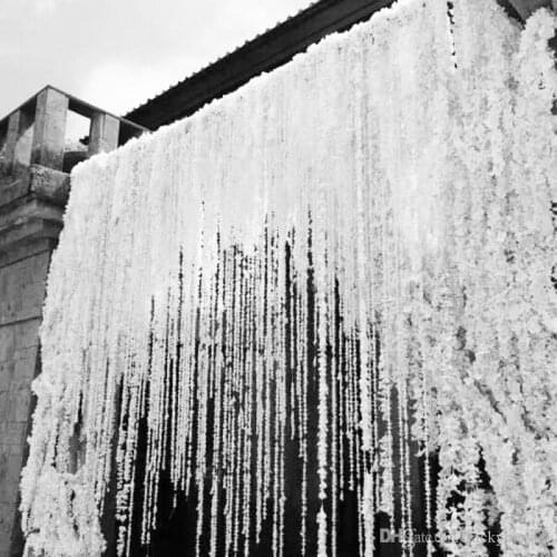 79-inch striped orchid wisteria flower white silk artificial flower for wedding party decoration photo shoot props supplies