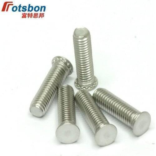 FHS-M4-10 Round Head Studs Self-clinching Blind Rivet Protruding Stud Clinch PC Screw Platen Screws Sheet Metal Vis PEM Standard